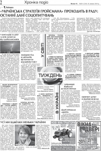 Сторінка № 2 | Газета «ВІСНИК+К» № 29 (1216)