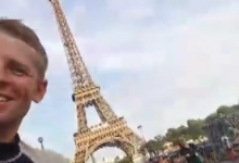 Волинянин доїхав до Парижа на велосипеді