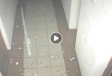 З’явилося відео вибуху гранати в управлінні патрульної поліції Волині