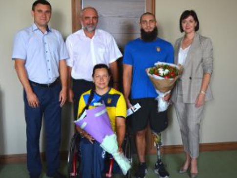 У Волинській облраді нагородили спортсменів-паралімпійців, які стали чемпіонами світу