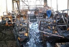 На Житомирщині загорівся автобус з пасажирами