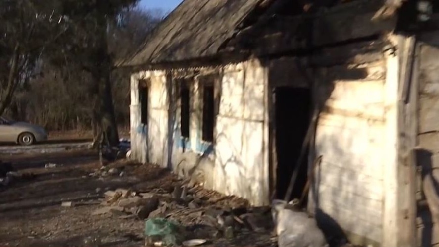 На Житомирщині школяр врятував з палаючої хати 88-річну жінку