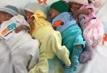 На Кіровоградщині 24-річна дружина рятувальника народила одразу чотирьох дівчаток