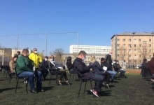У Луцьку на стадіоні розпочалась сесія міської ради