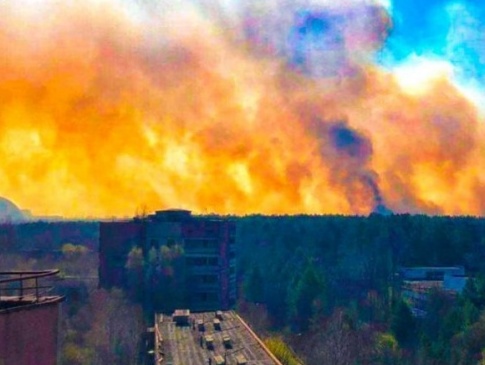 У Чорнобильській зоні вогонь дістався сховищ відходів АЕС