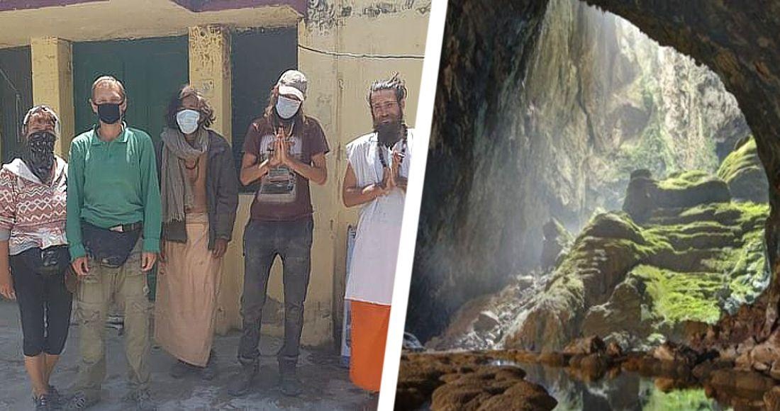 Українець вирішив перечекати карантин у печері в Індії