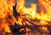 На Черкащині чоловік спалив на городі свою співмешканку