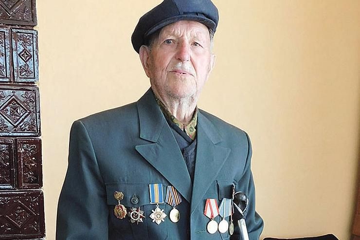На Волині ветеран війни відзначив 95-річний ювілей