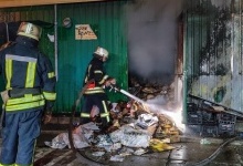 У Києві під час пожежі на ринку заживо згоріла продавчиня