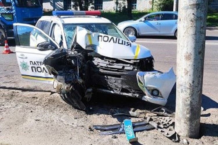 Оприлюднили кадри з відеореєстратора смертельної аварії за участю патрульних у Луцьку