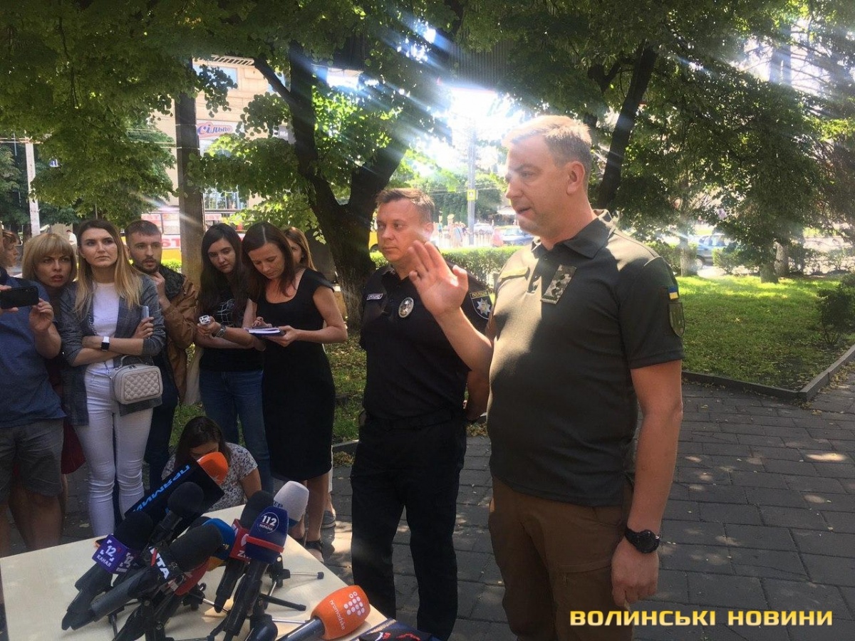 Правоохоронці прокоментували шоу із затриманням терориста в Луцьку