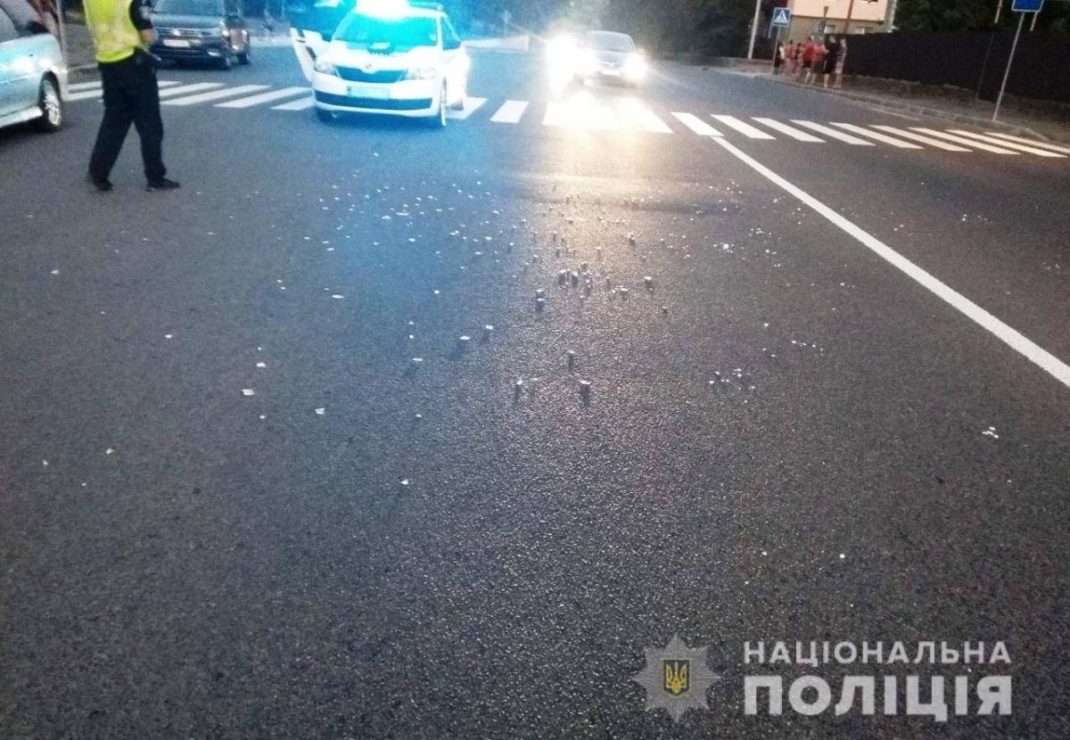 На Вінниччині п’яний водій збив на переході жінку з дитиною