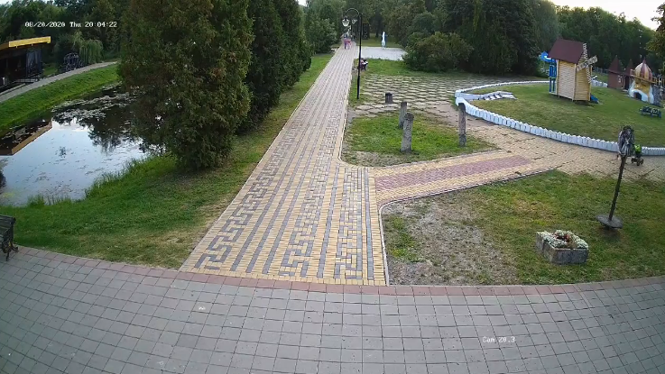 У центральному парку Луцька встановили камери відеоспостереження
