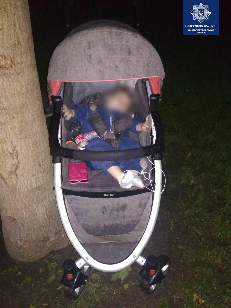 На Дніпропетровщині жінка вночі залишила у парку 10-місячну дитину