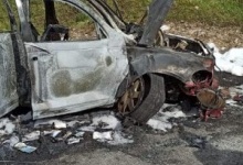 Авто згоріло вщент: у ДТП в Польщі постраждали четверо українців