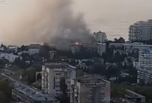 У Криму з палаючого санаторію евакуювали 300 людей