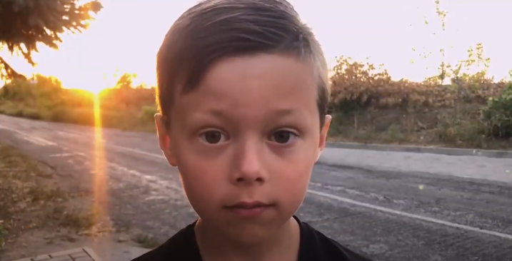 6-річний лучанин зворушливо привітав захисників України
