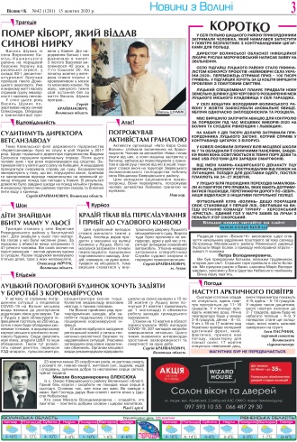 Сторінка № 3 | Газета «ВІСНИК+К» № 42 (1281)