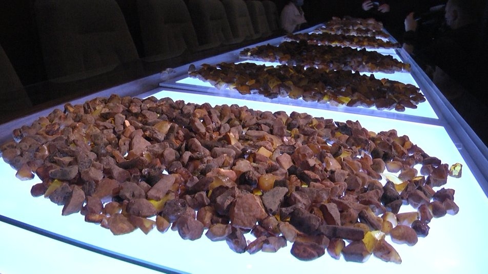 У Волинській ОДА на аукціоні продали понад 230 кілограм бурштину