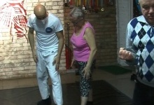 У Луцьку італієць вчить пенсіонерів карате