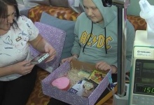 Маленькі онкохворі волиняни отримали подарунки від волонтерів