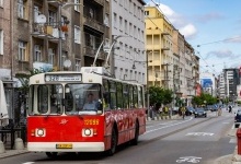 Старенький тролейбус з Луцька став родзинкою для туристів у Гдині