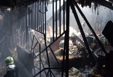 У пожежі в ресторані на Волині постраждав рятувальник