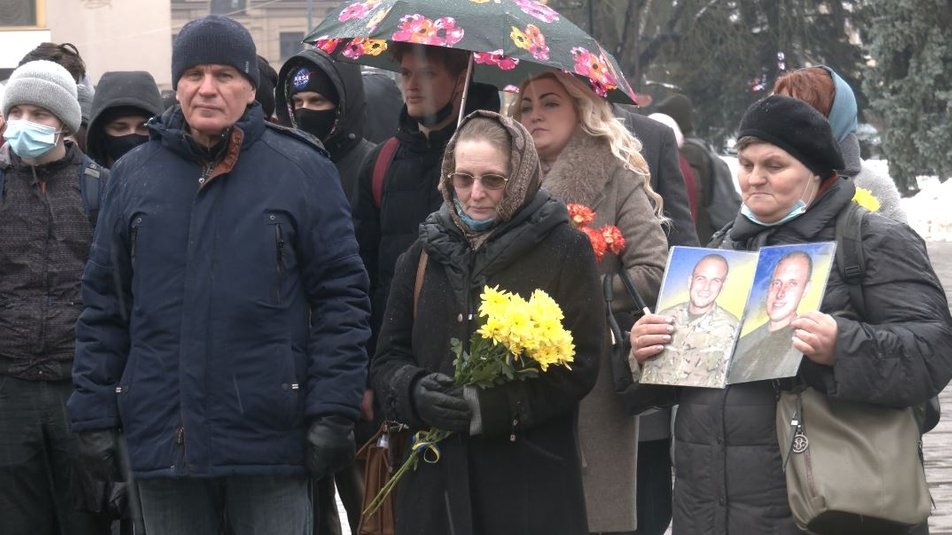 Лучани вшанували пам'ять загиблих добровольців