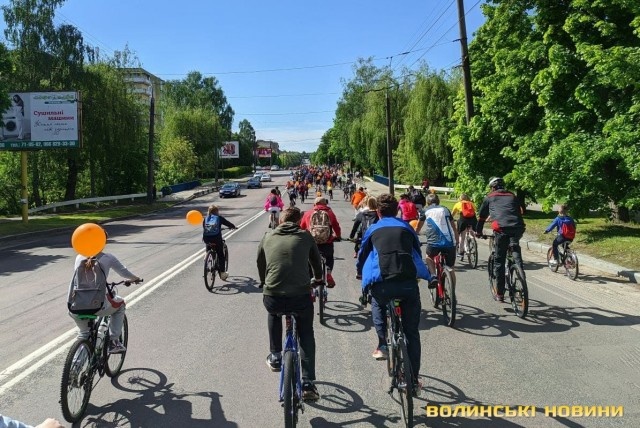 У Луцьку – масовий велопробіг