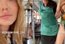 Скандальна рівненська блогерка роздягнулася в тролейбусі