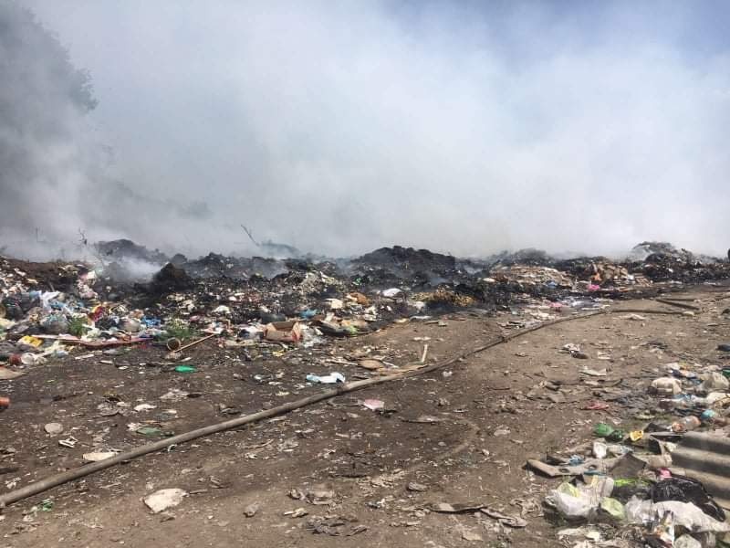 На Волині - масштабна пожежа на сміттєзвалищі