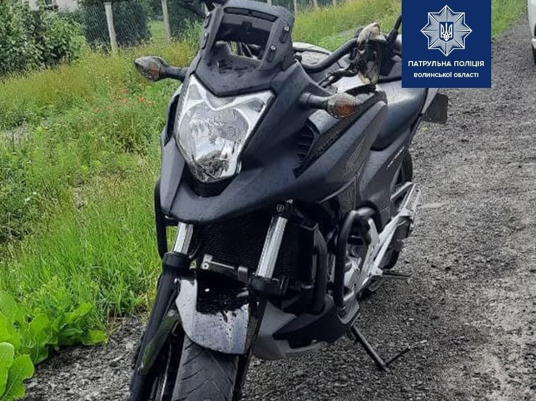 У Луцькому районі знайшли викрадений в Італії мотоцикл