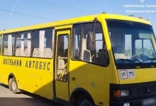 На Волині п'яний водій шкільного автобуса їхав за дітьми