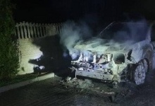 Вночі згоріло авто голови громади біля Луцька