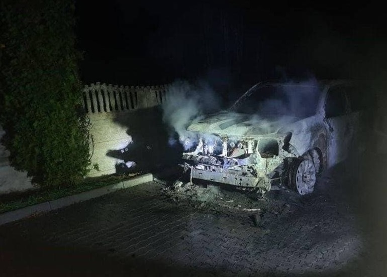 Вночі згоріло авто голови громади біля Луцька