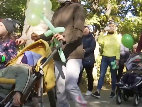 Лучани пройшлись вулицями міста на підтримку дітей з ДЦП