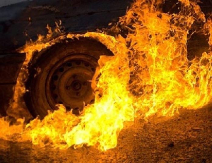 У Луцьку згоріли дві автівки, підозрюють підпал
