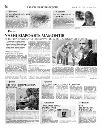 Сторінка № 16 | Газета «ВІСНИК+К» № 44 (1336)