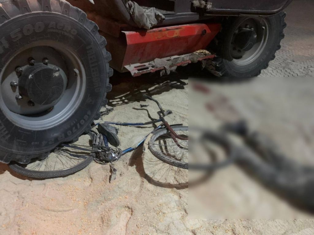 На Волині під колесами навантажувача загинув велосипедист