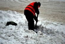 У Луцьку на 200 тисяч оштрафують підрядника, який клав асфальт у сніг