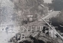Показали раритетні фото будівництва мосту у Луцьку