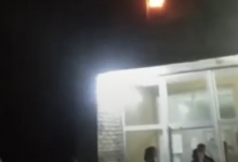 Показали відео пожежі в гуртожитку на Волині