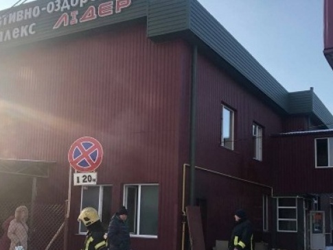 Подробиці пожежі в спорткомплексі у Луцьку