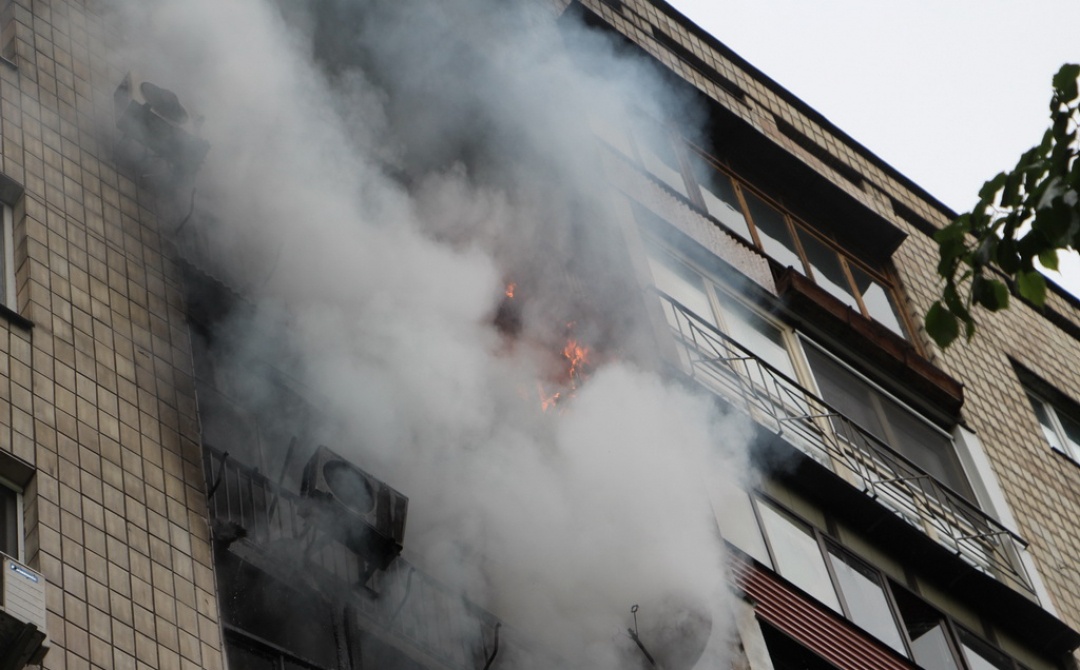 У Луцьку в 9-поверхівці сталася пожежа