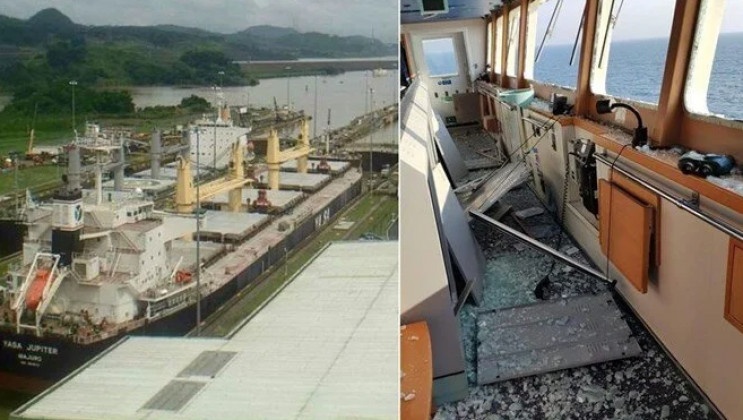 Російська бомба влучила в турецький корабель