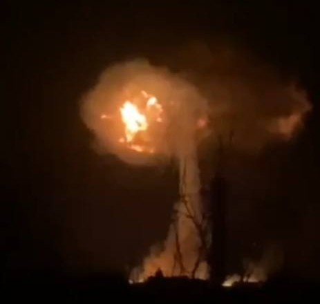 В Харкові від ракетного удару вибухнув газопровід