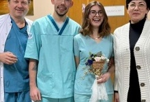 У столичній лікарні медсестра і волонтер одружилися під обстрілами