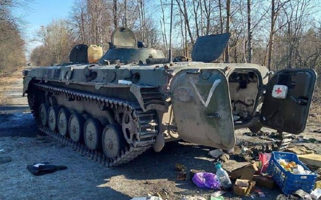 ЗСУ знищили техніку окупантів біля Києва