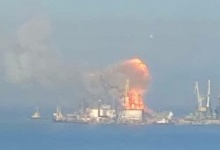 ЗСУ знищили великий десантний корабель РФ у Бердянську