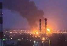 У російському Бєлгороді загорілася нафтобаза